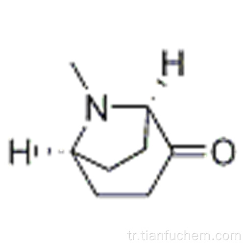 8-Azabisiklo [3.2.1] oktan-2-on, 8-metil -, (57191733,1R, 5S) CAS 56620-28-1